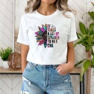 It Takes a Lot of Sparkle to be a CNA Nurse Graphic T Shirt